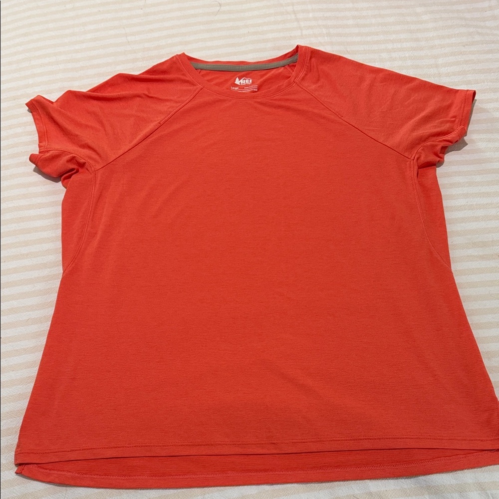 REI Vibrant Orange Active Tee